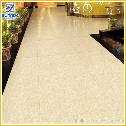Porcelanato polished white and yellow and brown pulati floor and wall tile 60x60